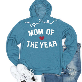 DOORBUSTER - Mom of the year Bella Hoodie Sweatshirt - Limeberry Designs