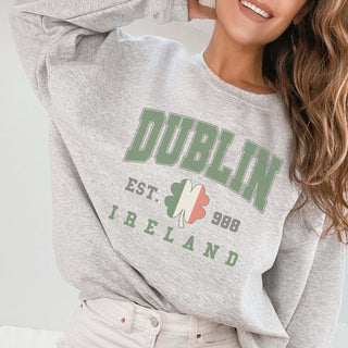 Dublin Ireland Crew Sweatshirt - Limeberry Designs