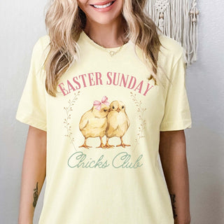 Easter Sunday Chicks Club Tee - Limeberry Designs