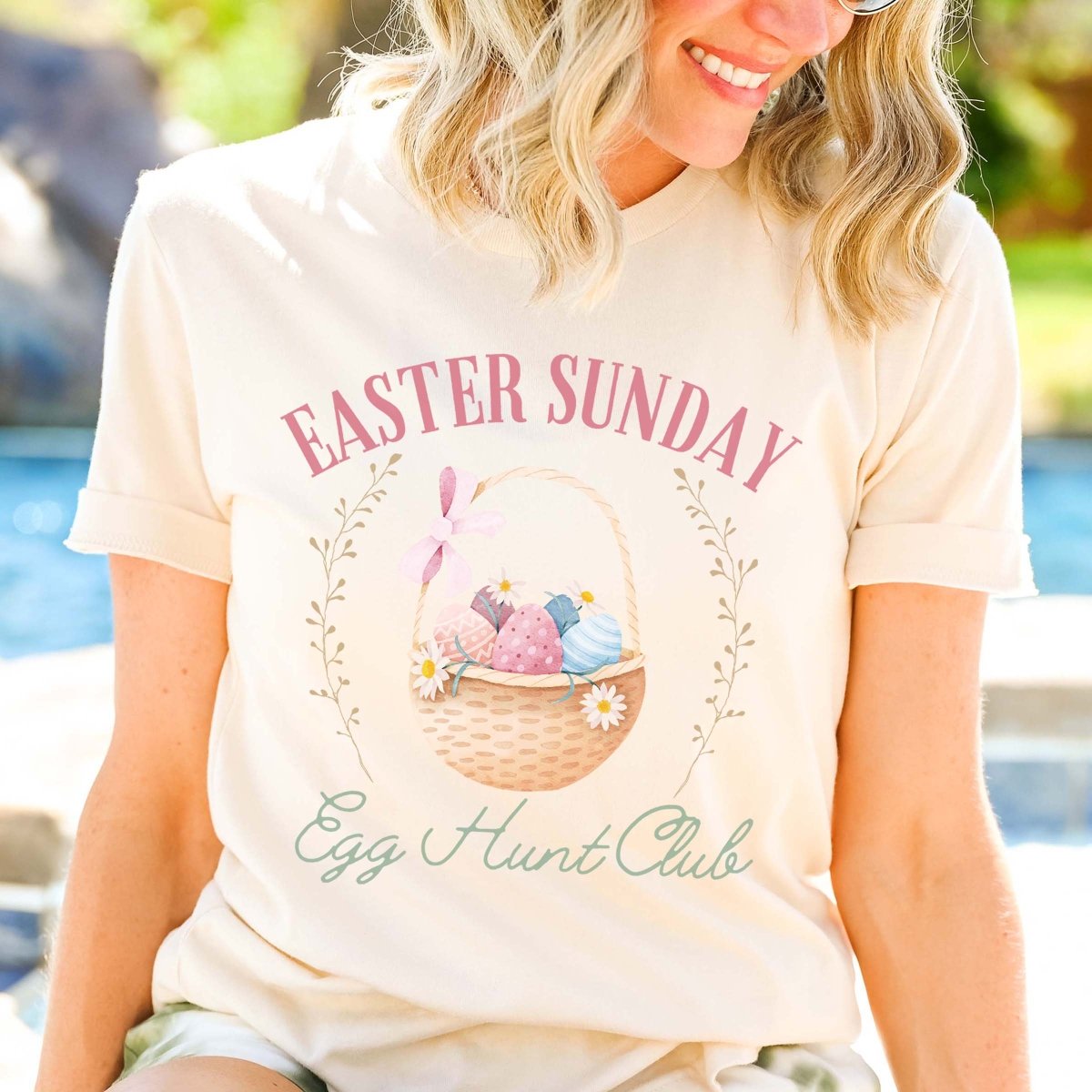 Easter Sunday Egg Hunt Club Tee - Limeberry Designs