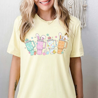 Easter Tumbler Cups Tee - Limeberry Designs