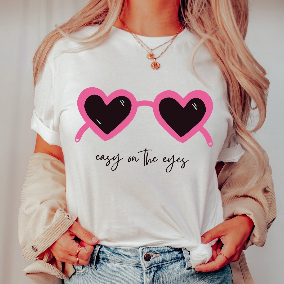 Easy on the Eyes Tee - Limeberry Designs