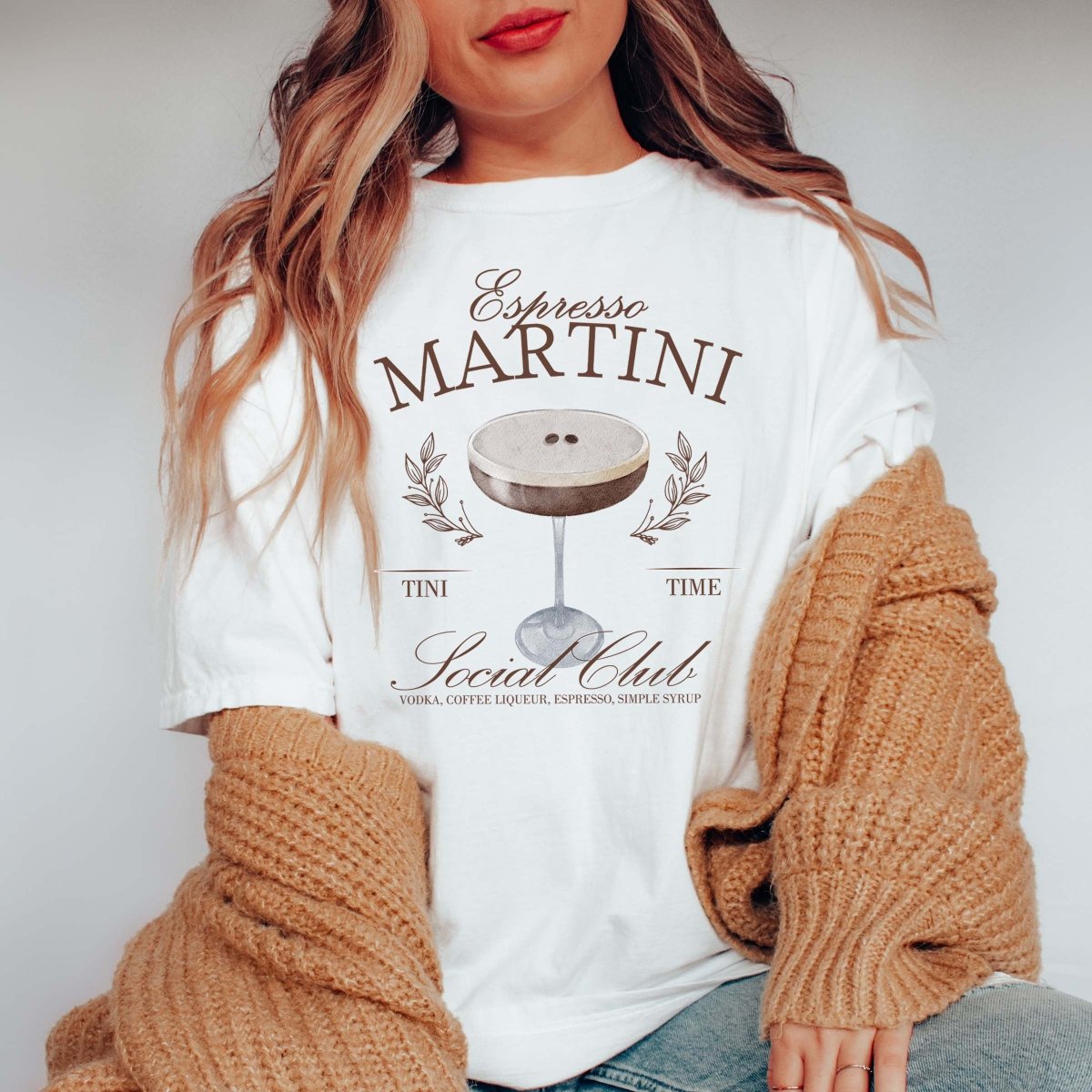 Espresso Martini Social Club Tee - Limeberry Designs