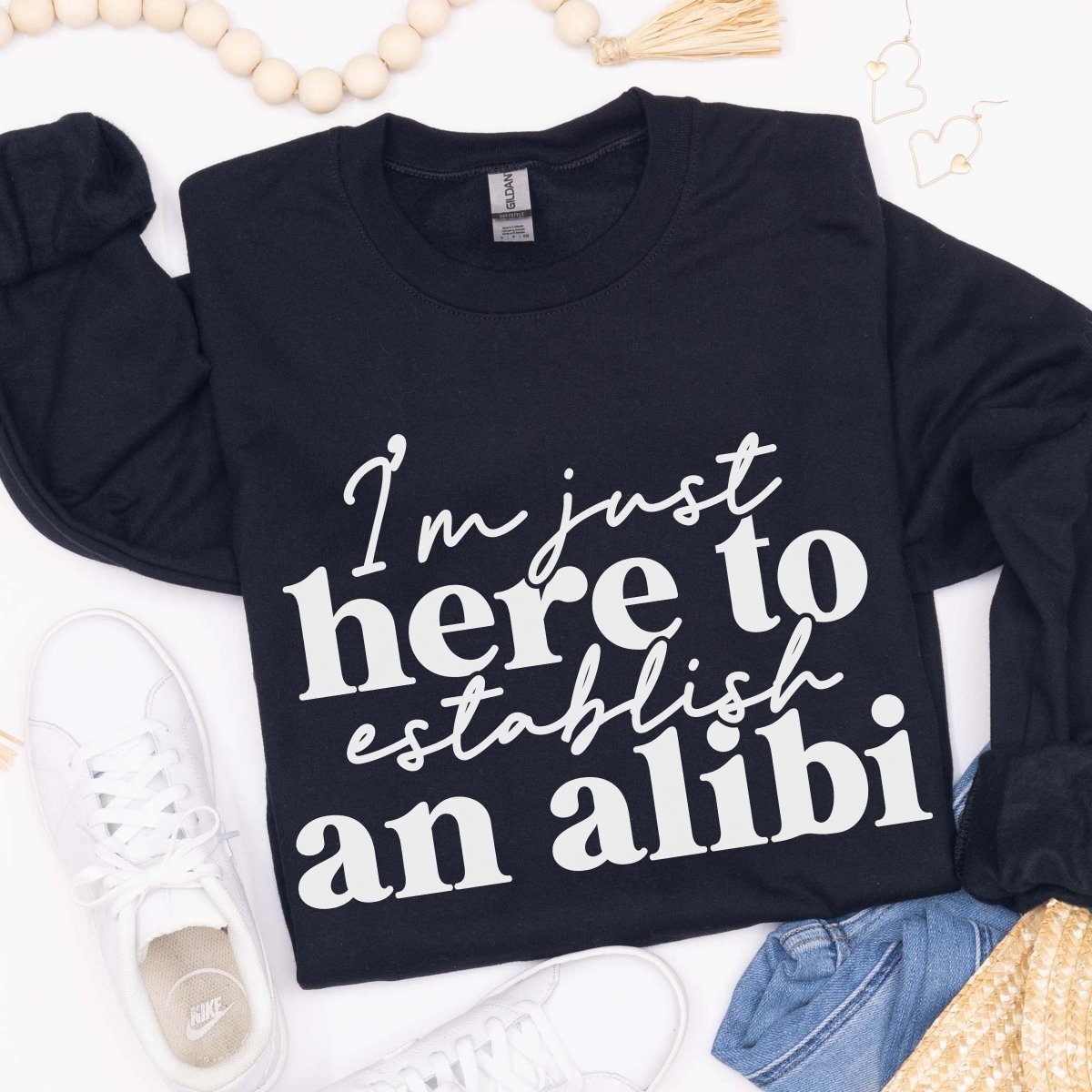 Establish Alibi Crew Sweatshirt - Limeberry Designs