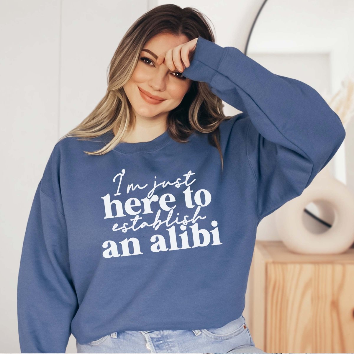 Establish Alibi Crew Sweatshirt - Limeberry Designs