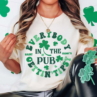 Everybody in the Pub Getting Tipsy Comfort Color Wholesale Tee - Limeberry Designs