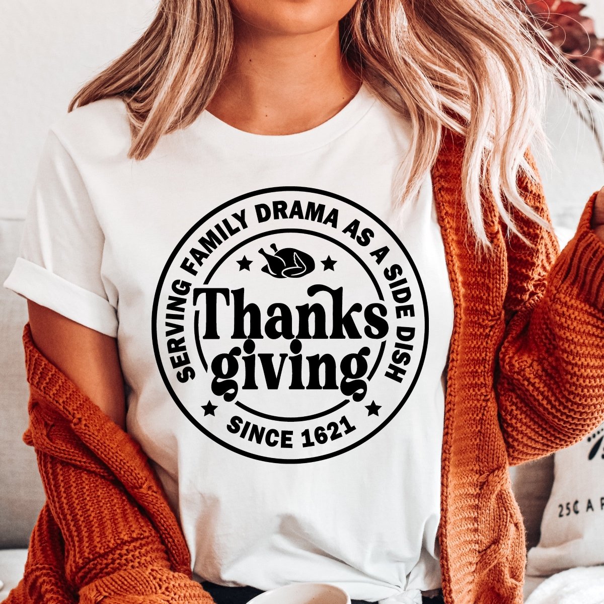 Family Drama Thanksgiving Tee - Limeberry Designs