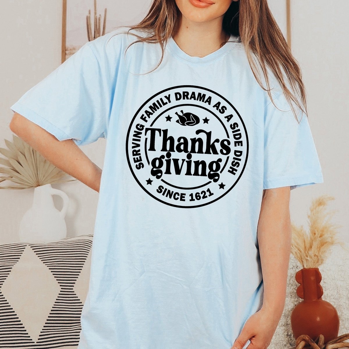 Family Drama Thanksgiving Tee - Limeberry Designs