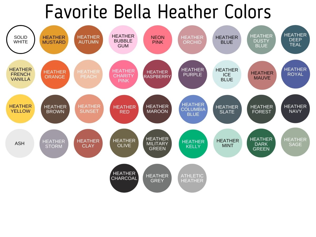 Favorite Soft Heather Bella Tee - Limeberry Designs