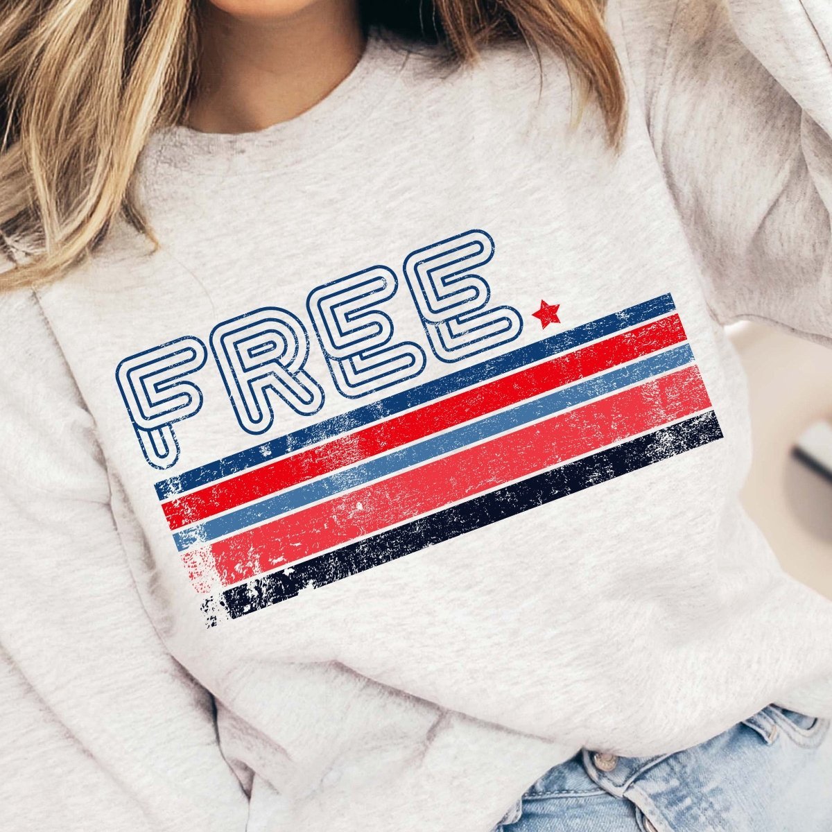 Free Striped Crew Sweatshirt- SALE - Limeberry Designs