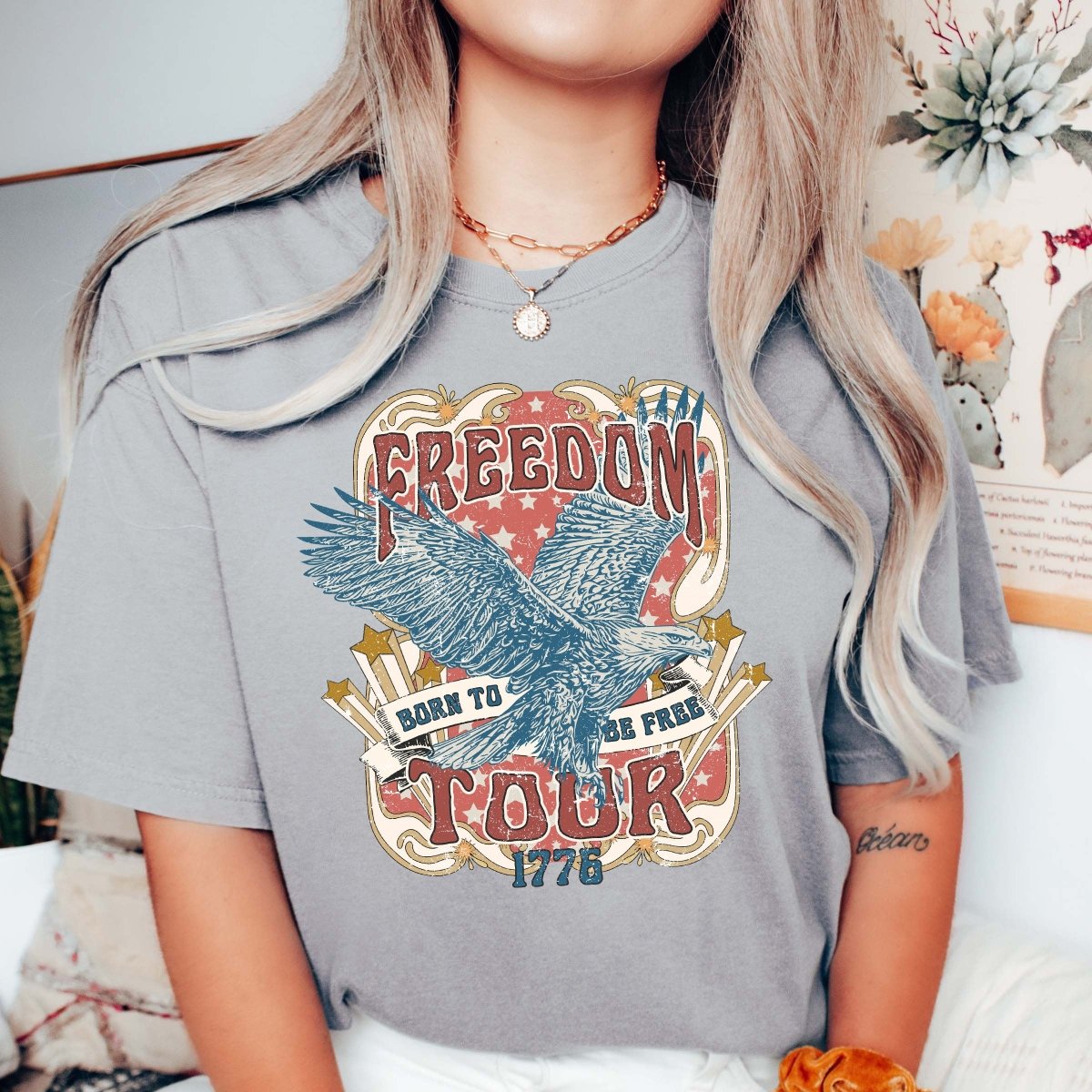 Freedom Tour 1776 Comfort Colors Tee - Limeberry Designs