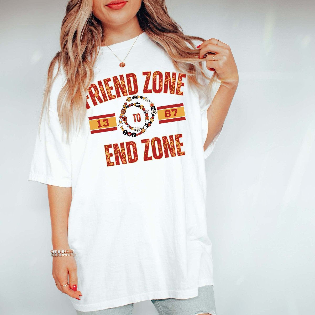 Friend Zone To End Zone Comfort Color Tee - Limeberry Designs