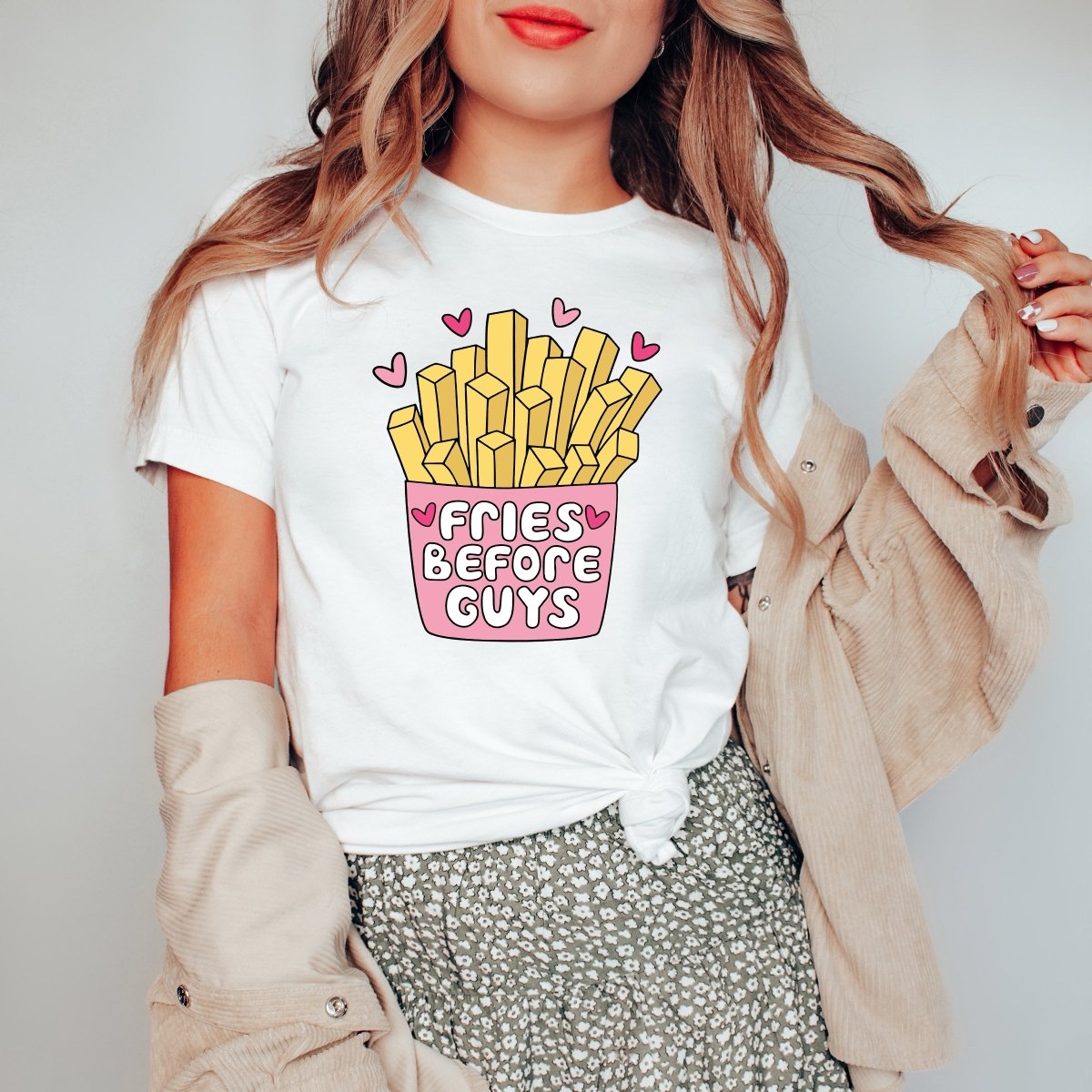 Fries Before Guys Wholesale Tee - Limeberry Designs