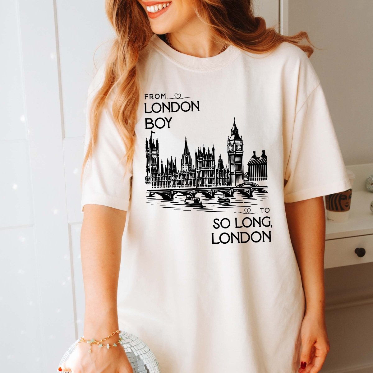 From London Boy To So Long Comfort Color Tee - Limeberry Designs