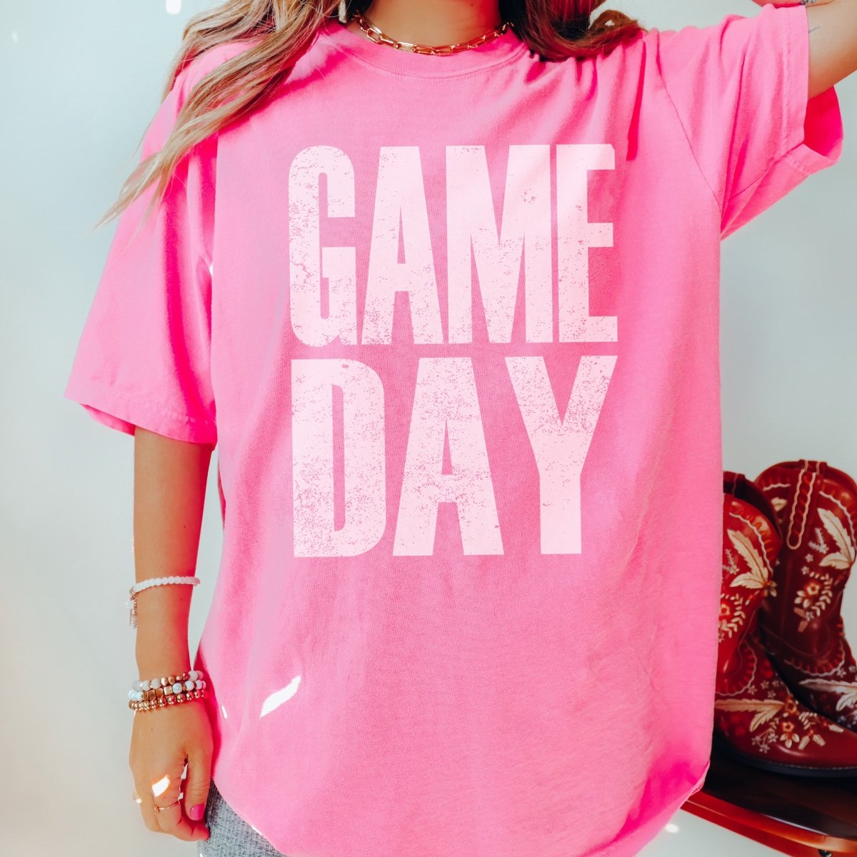 Game Day Comfort Color Tee - Limeberry Designs