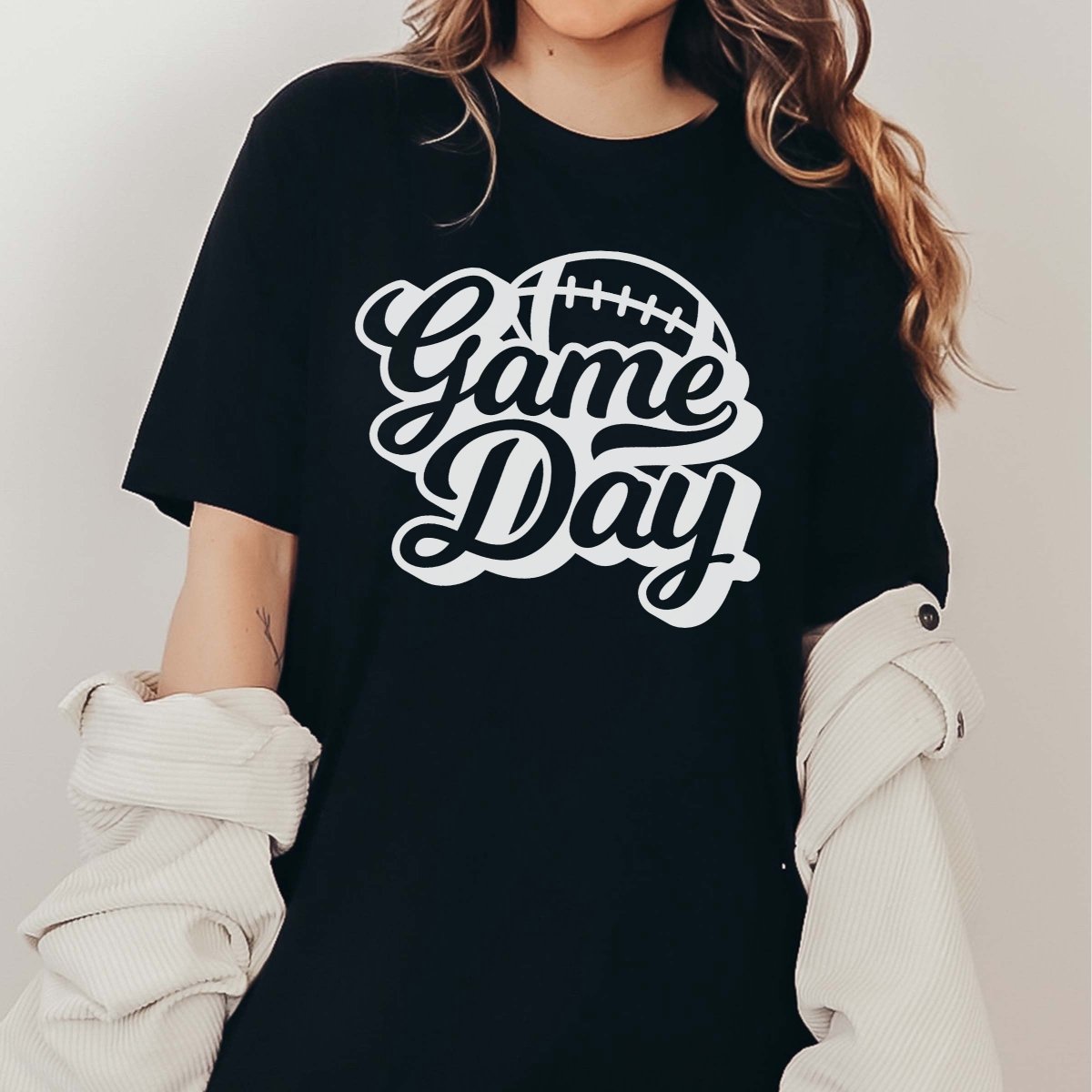Game Day Script Football Wholesale Tee - Limeberry Designs
