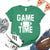 Game Time Distressed Football Tee - Limeberry Designs