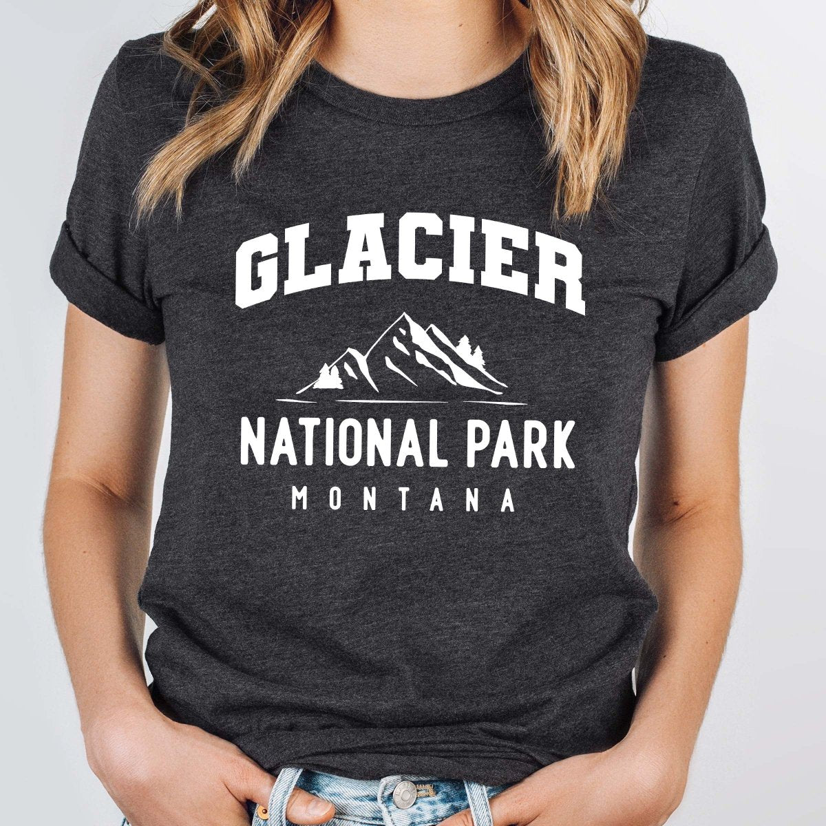 Glacier National Park Tee, Glacier T-shirt, Vintage Inspired T