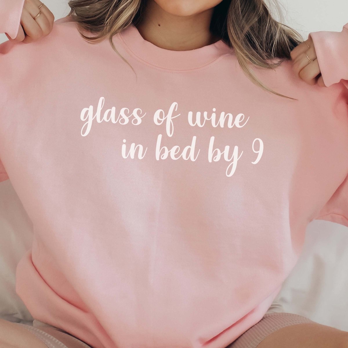 Glass of Wine...Bed By Nine Crew - Limeberry Designs