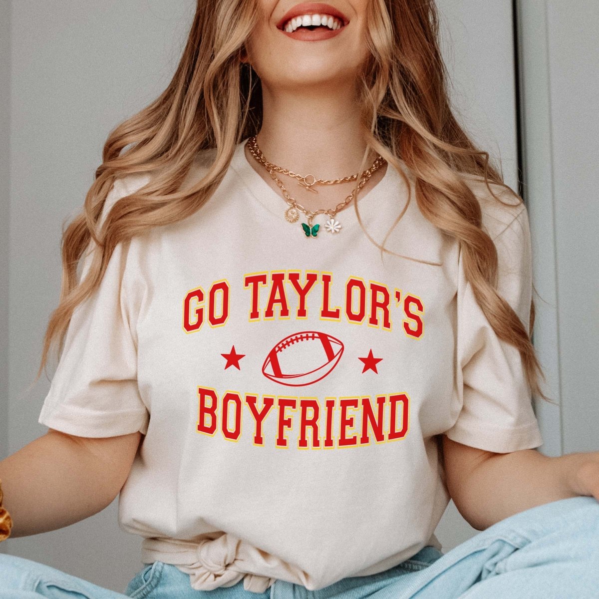 Go Taylor's Boyfriend Tee - Limeberry Designs