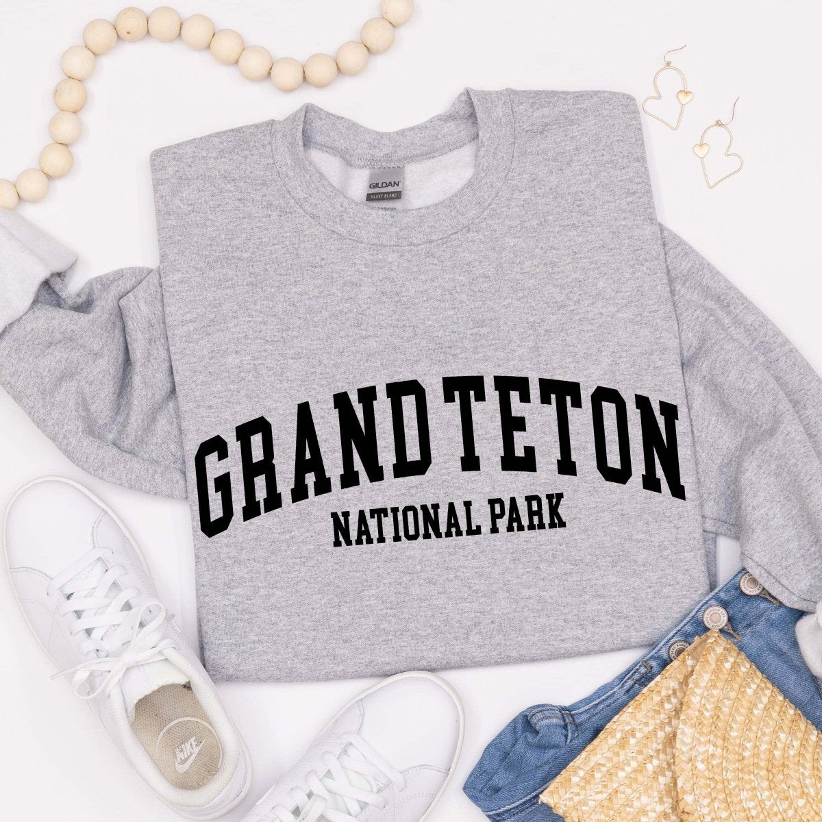 Grand Teton National Park Crew Sweatshirt - Limeberry Designs