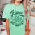 Graphic of the Month Happy Go Lucky Disco Clover Comfort Color Tee - Limeberry Designs