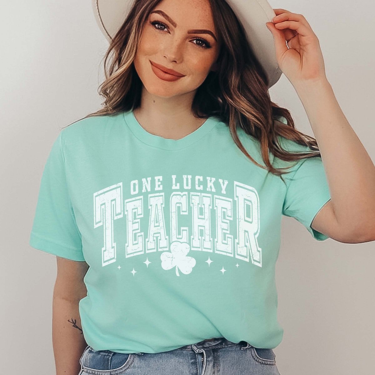 Graphic of the Month- One Lucky Teacher Tee - Limeberry Designs