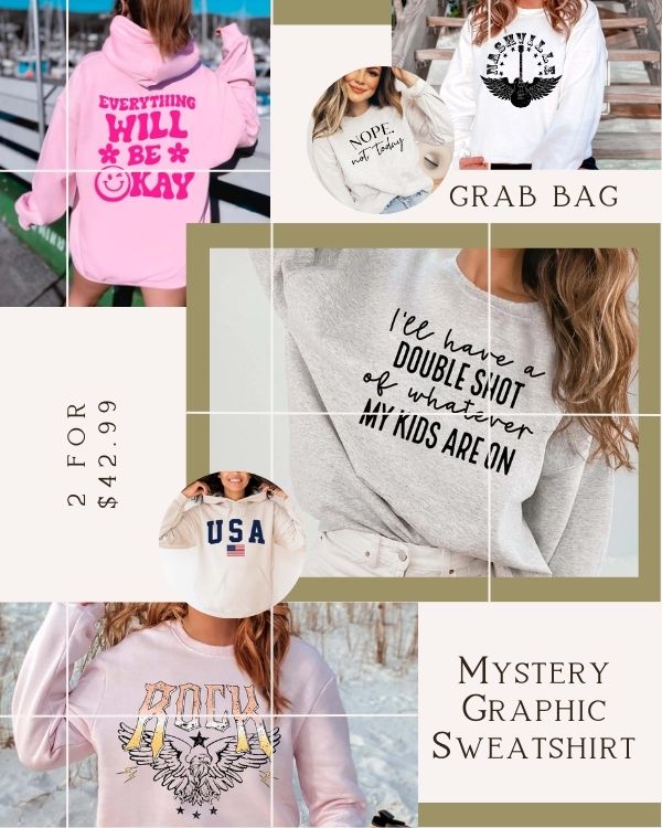Graphic Sweatshirt Mystery Grab Bag - Limeberry Designs
