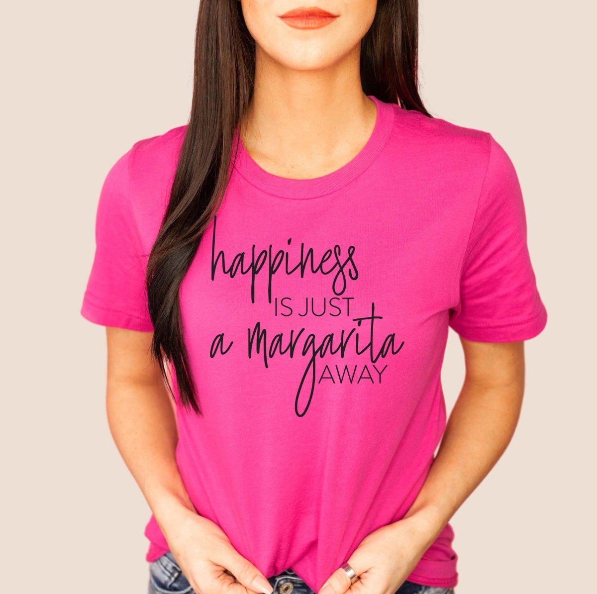 Happiness Is Just A Margarita Away Wholesale Tee - Limeberry Designs