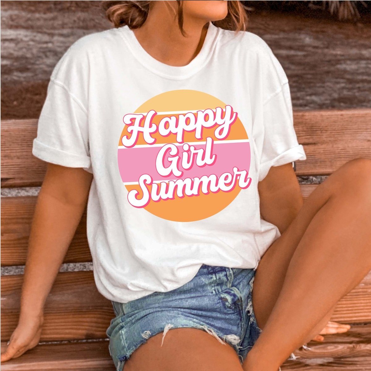 Happy Girl Summer Wholesale tee - Limeberry Designs