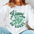 Happy Go Lucky Disco Clover Wholesale Crew Sweatshirt - Limeberry Designs