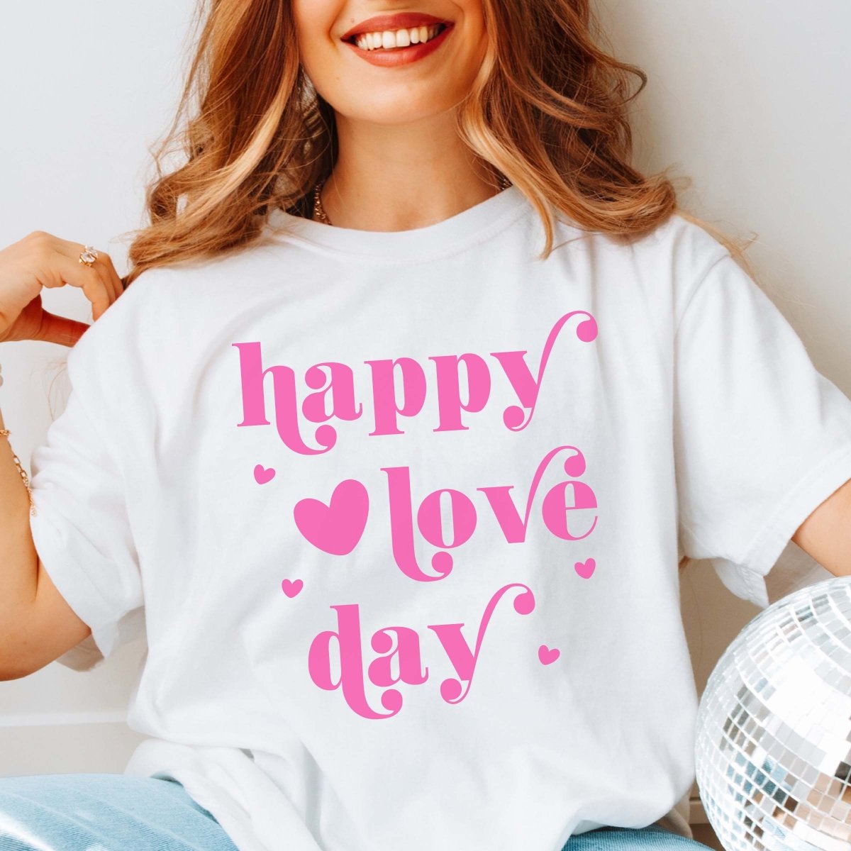 Happy Love Day Wholesale Comfort Color Tee - Limeberry Designs
