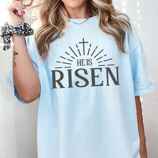 He is Risen Cross Tee - Limeberry Designs