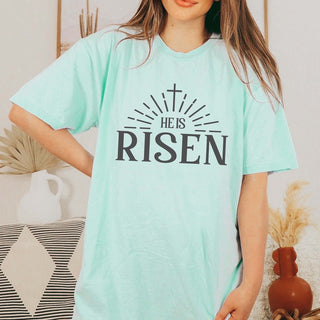 He is Risen Cross Tee - Limeberry Designs