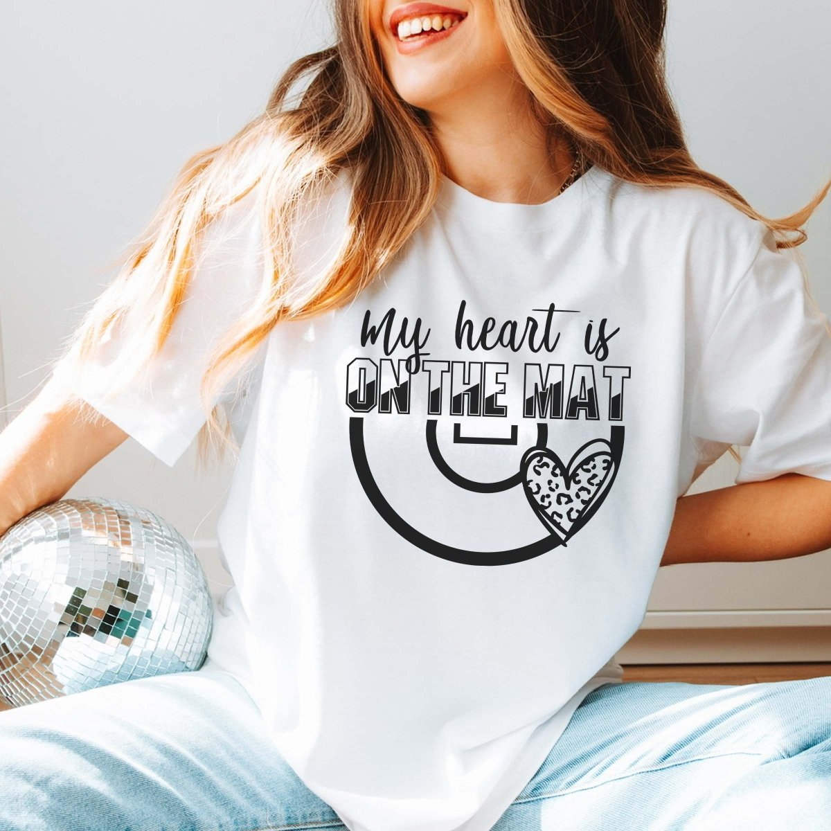 Heart Is On the Mat Tee - Limeberry Designs