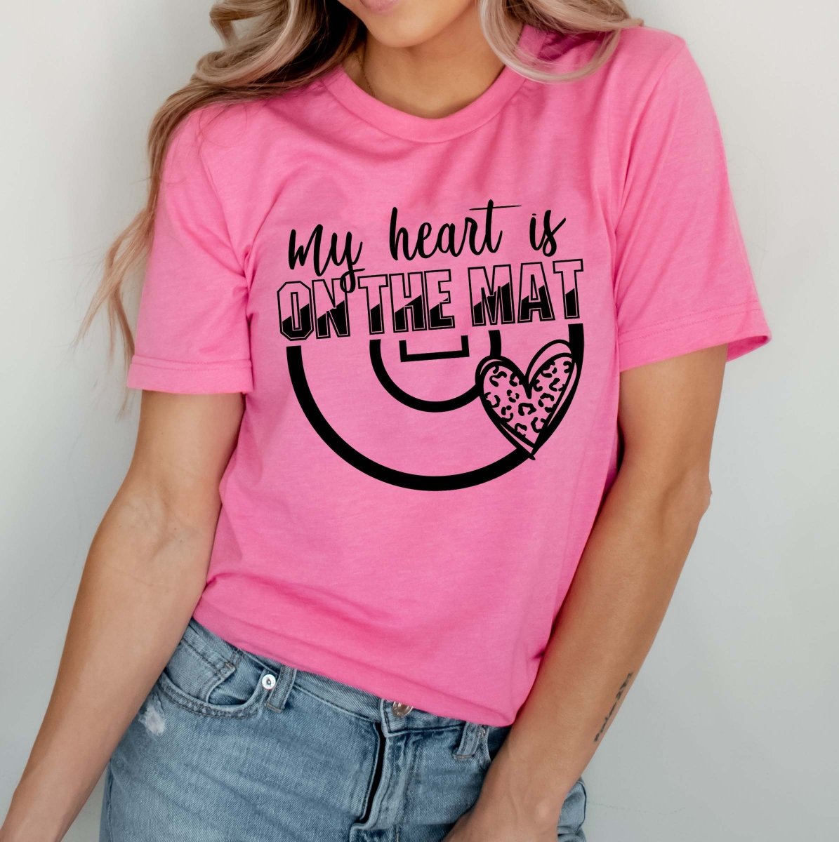 Heart Is On the Mat Tee - Limeberry Designs