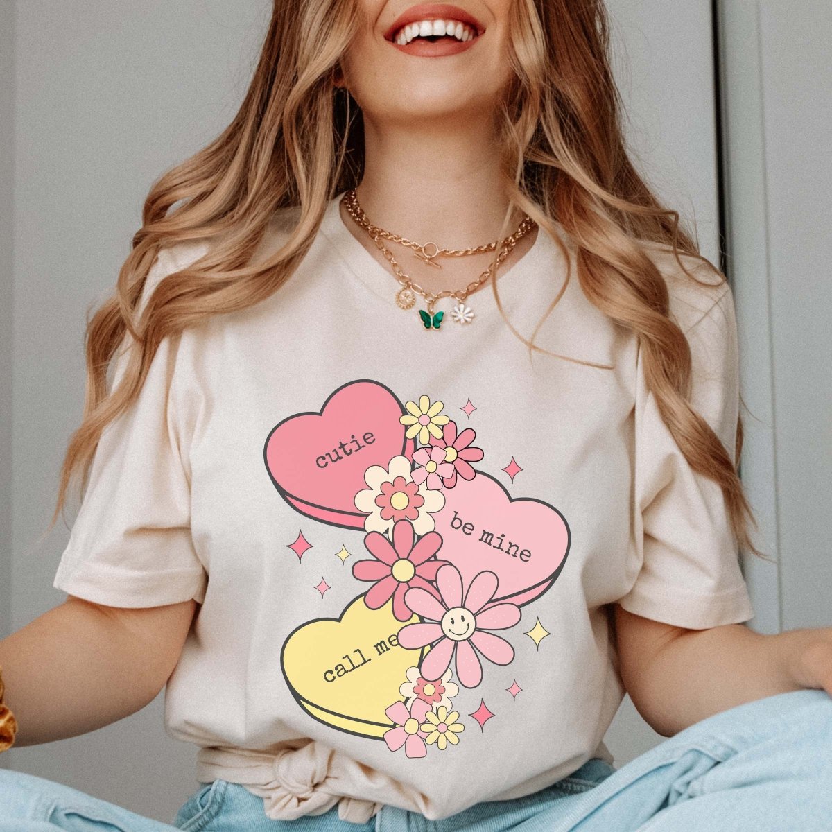Hearts And Flowers Wholesale Tee - Limeberry Designs