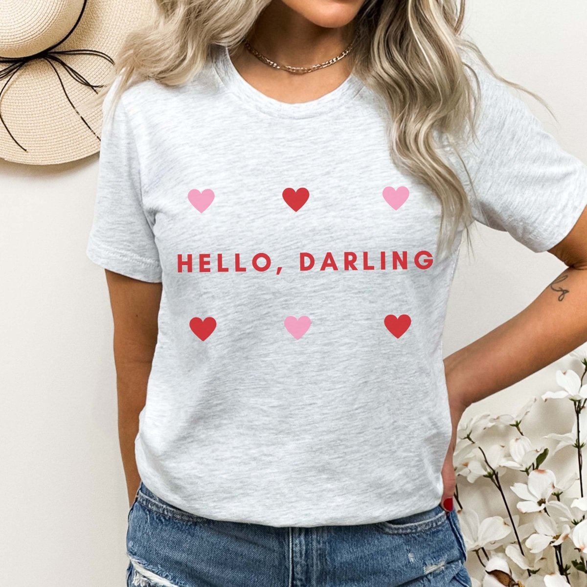 Hello Darling Tee - Limeberry Designs