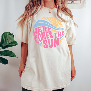 Here Comes the Sun Comfort Color Tee - Limeberry Designs