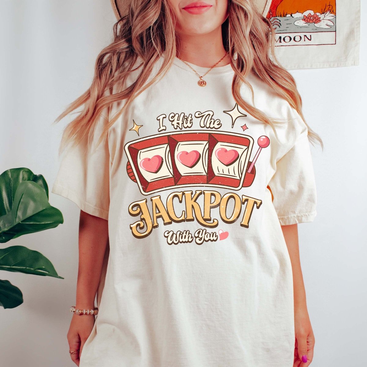 Hit The Jackpot With You Comfort Color Tee - Limeberry Designs