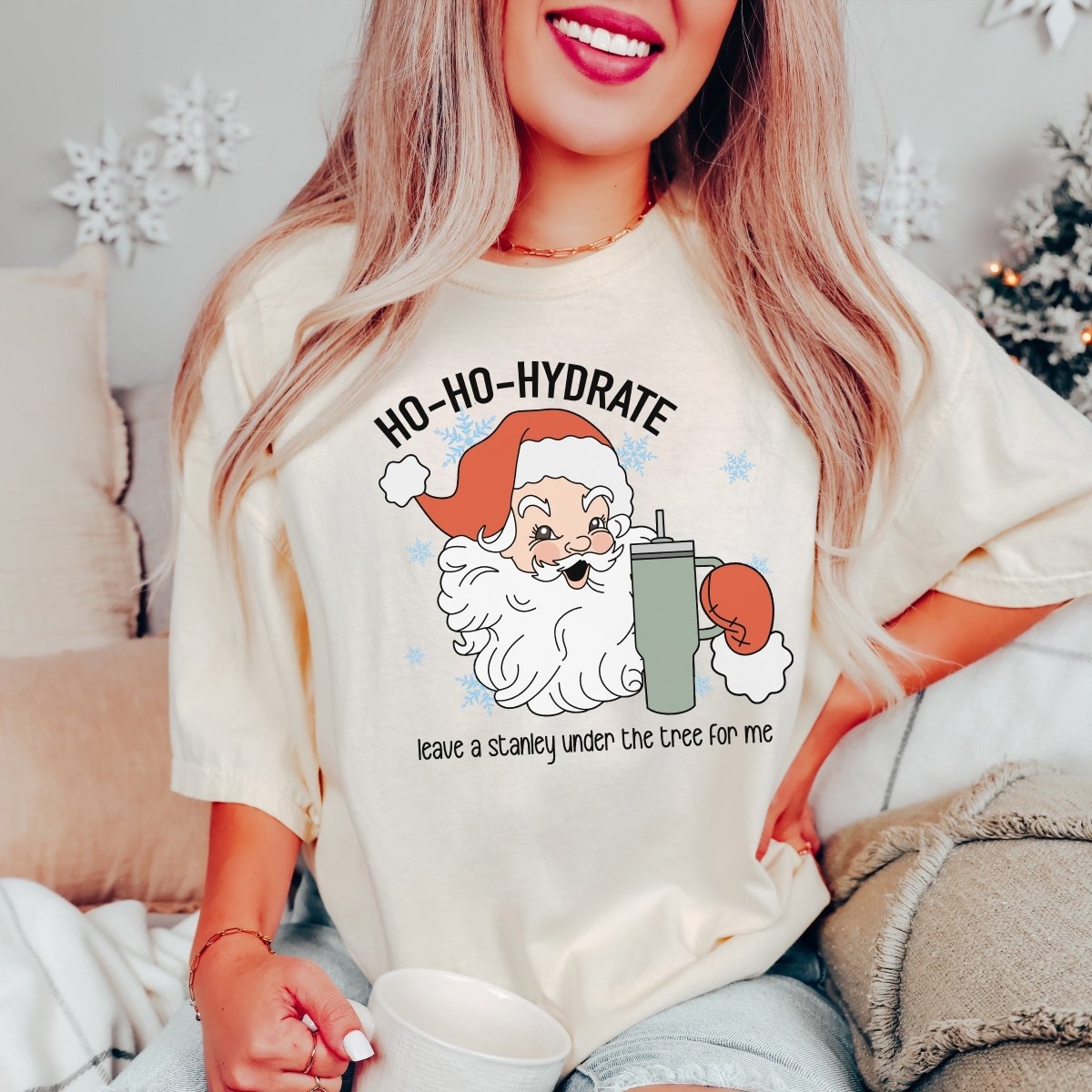 Ho Ho Hydrate Comfort colors Wholesale tee - Limeberry Designs