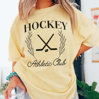 Hockey Athletic Club Comfort Color Tee - Limeberry Designs