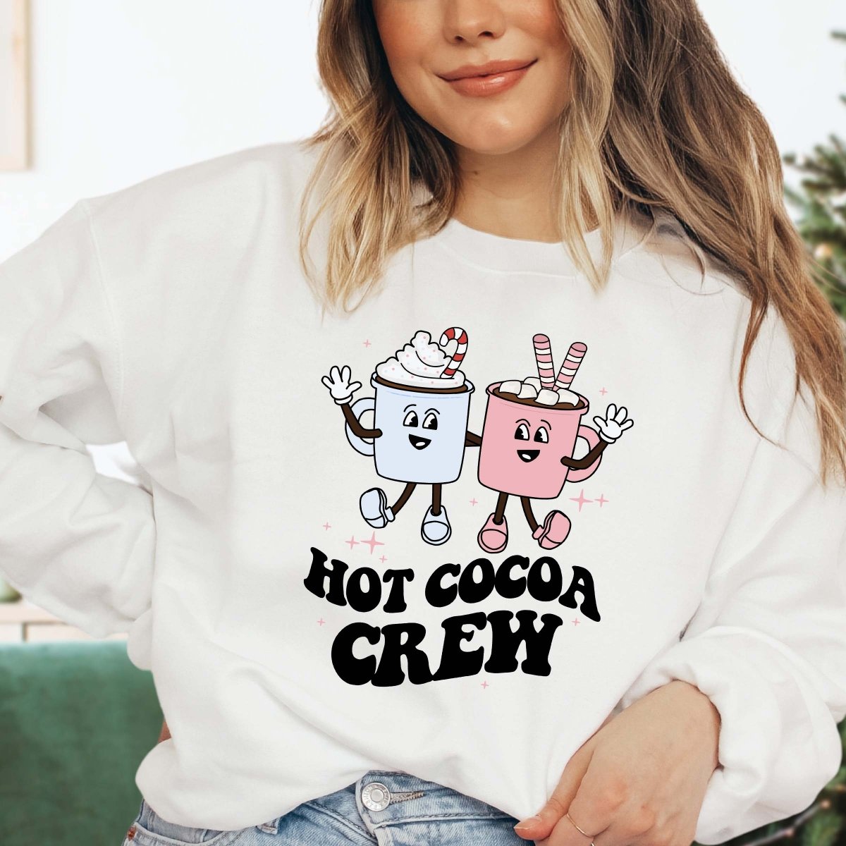 Hot Cocoa Crew Sweatshirt - Limeberry Designs