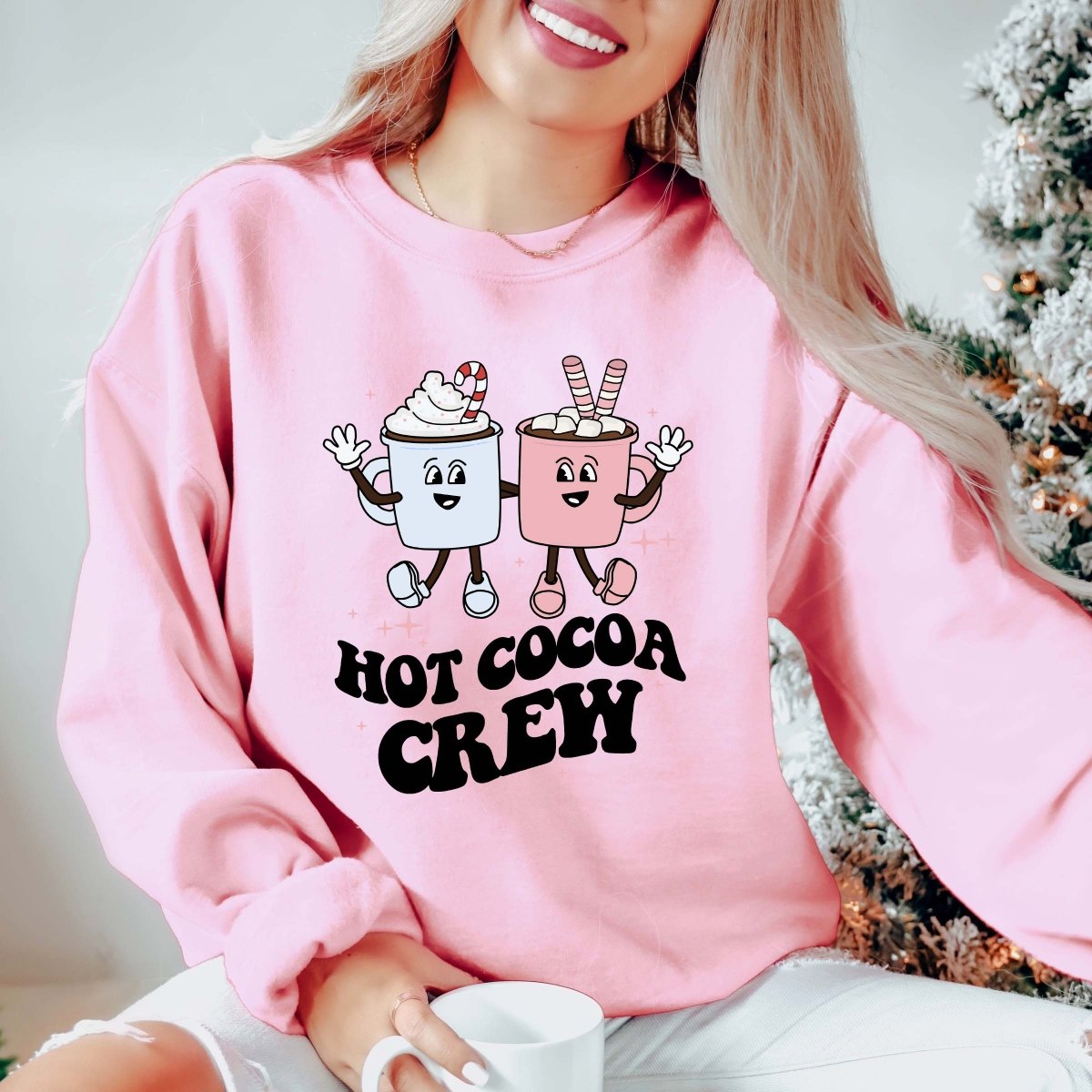 Hot Cocoa Crew Sweatshirt - Limeberry Designs