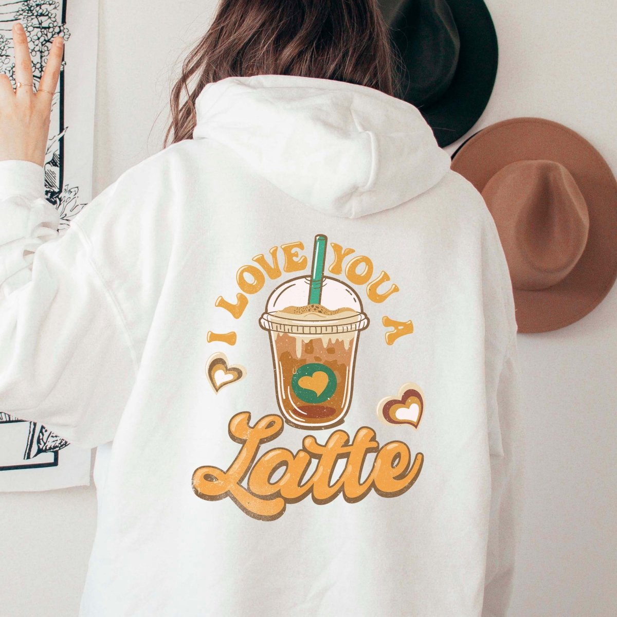 I Love You A Latte Wholesale Hoodie - Limeberry Designs