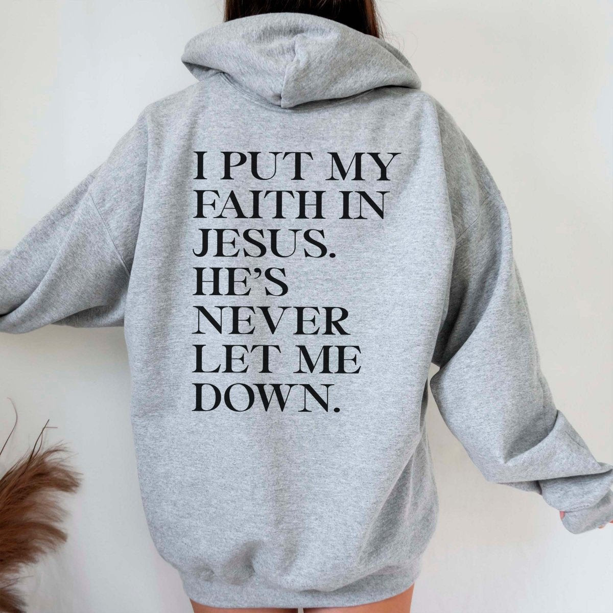 I Put My Faith In Jesus Hoodie Limeberry Designs T Shirt Retail