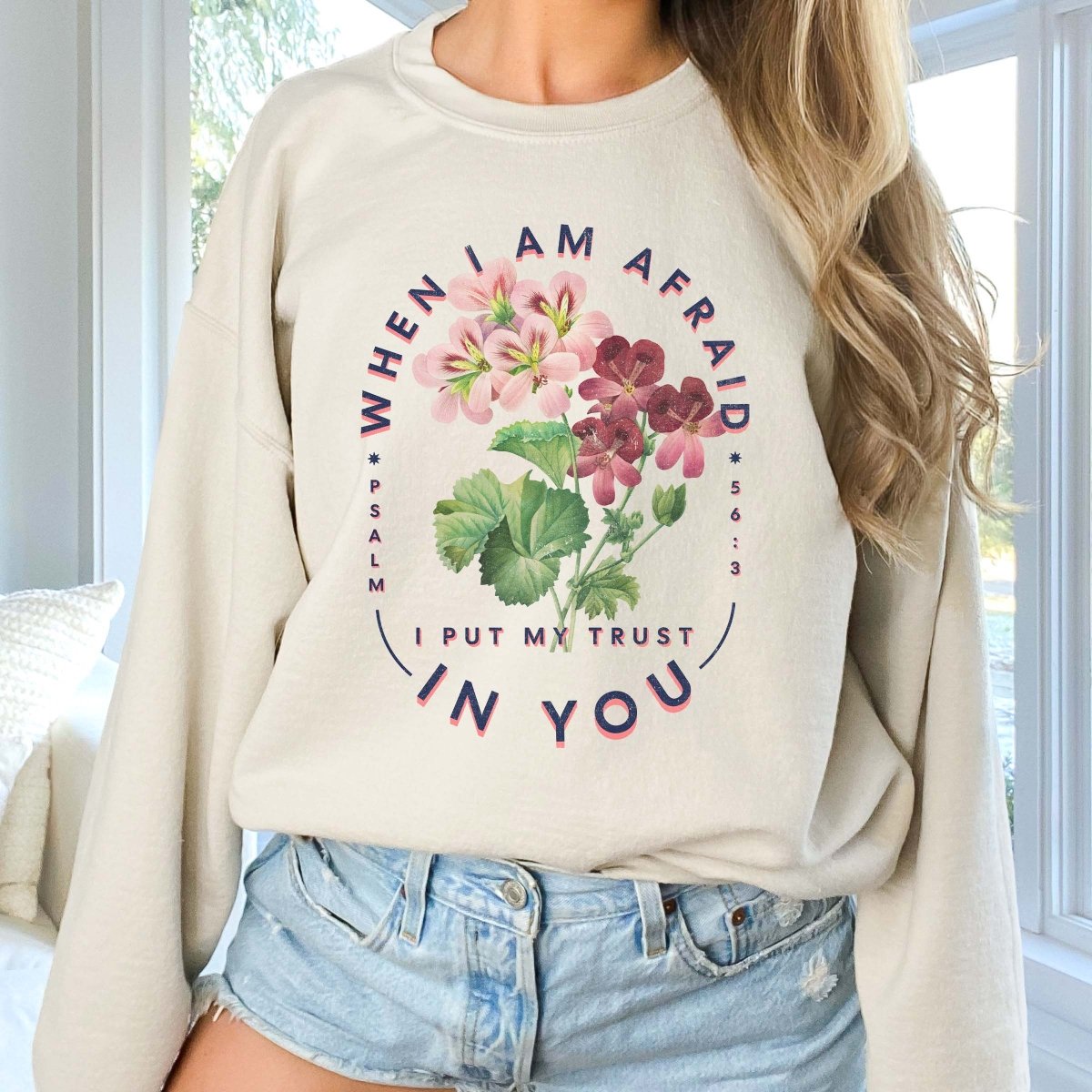 I Put My Trust In You Wholesale Crew Sweatshirt - Limeberry Designs