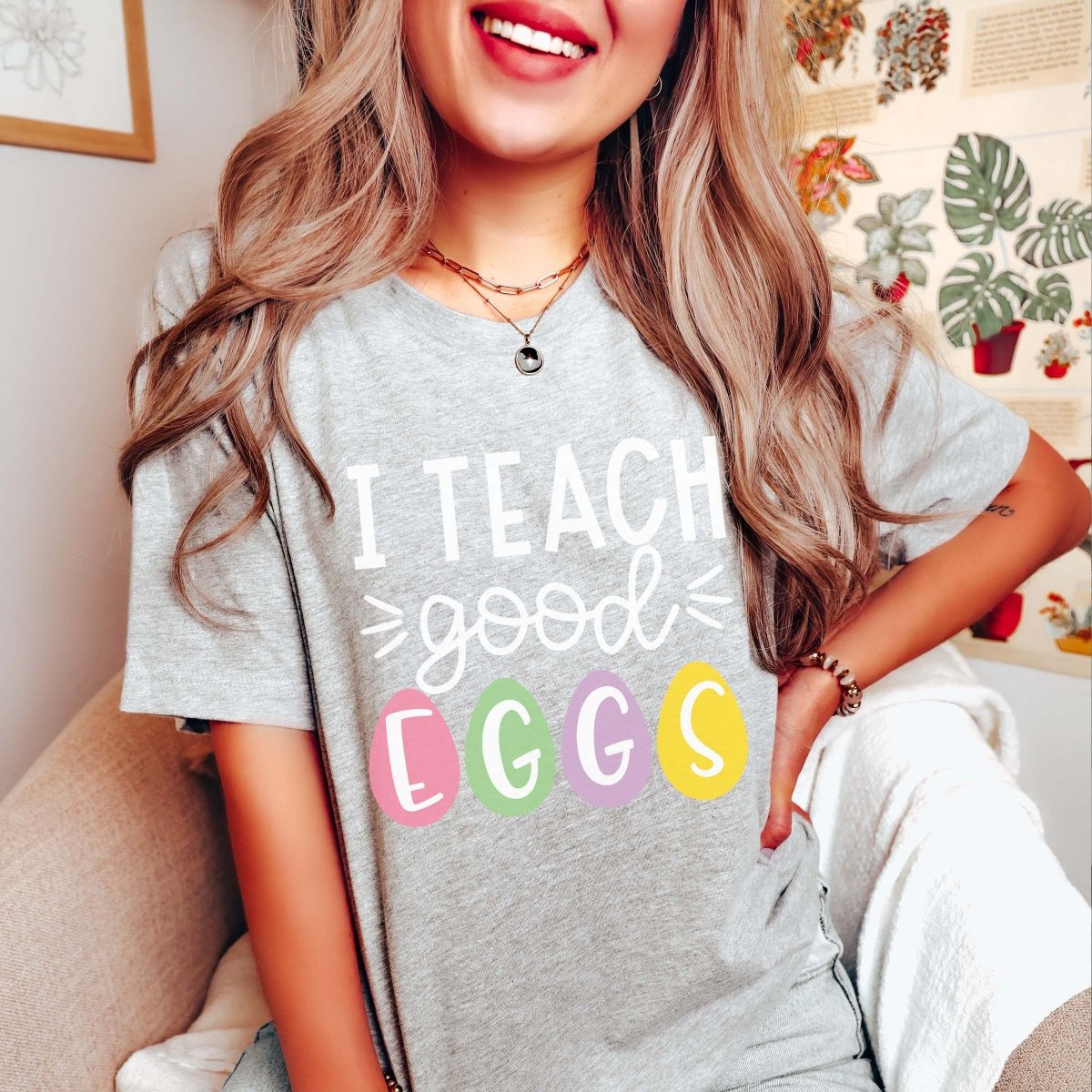 I Teach Good Eggs Tee - Limeberry Designs