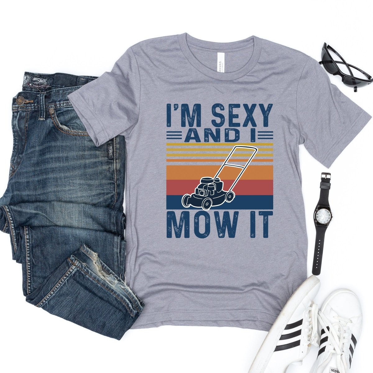 I'm Sexy and I Mow It Tee - Limeberry Designs