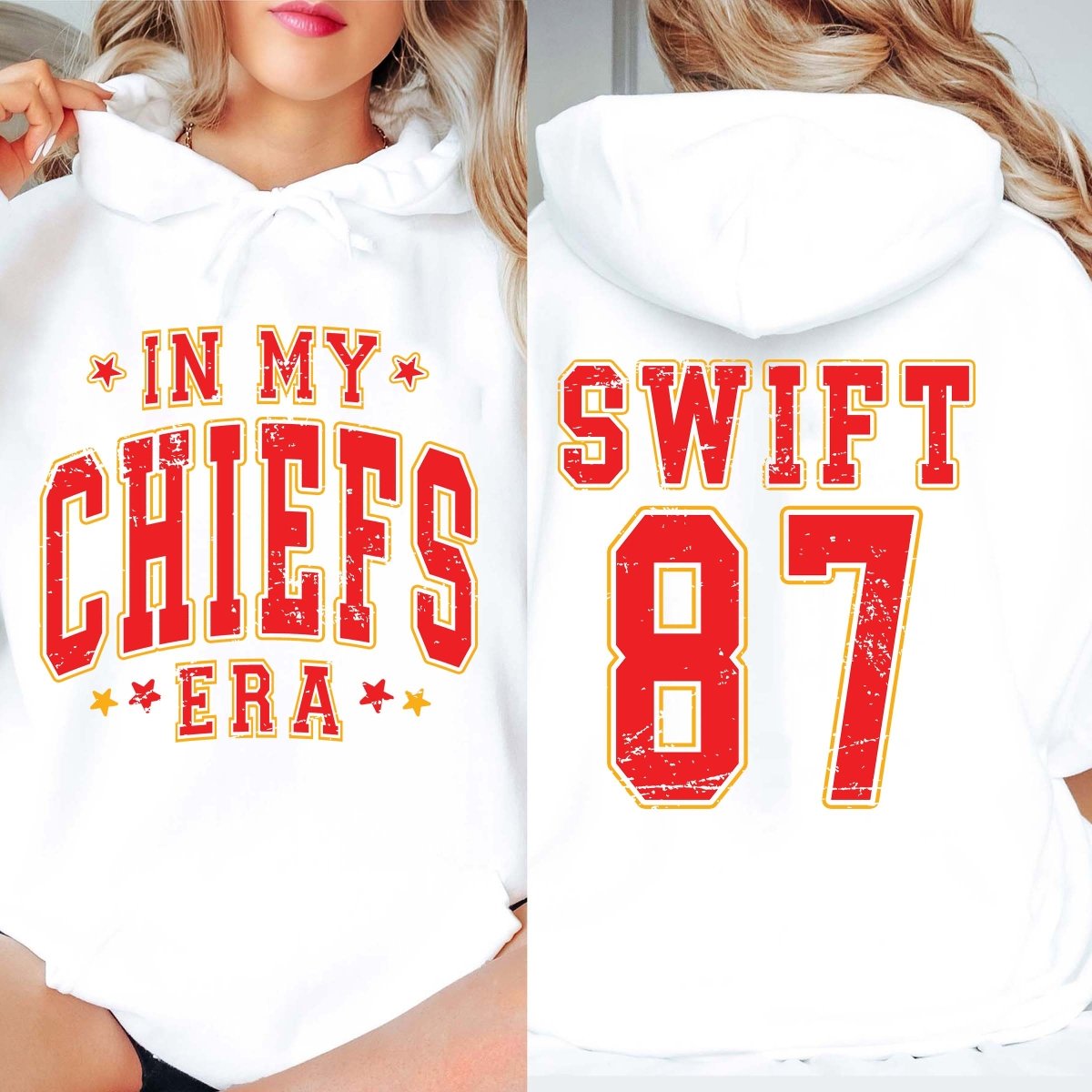 In My Chiefs Era Hoodie With Front And Back Designs - Limeberry Designs